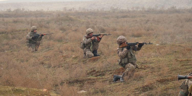 Түркістан облысындағы жауынгерлік атыстар: тактика мен атыс дайындығын пысықтау