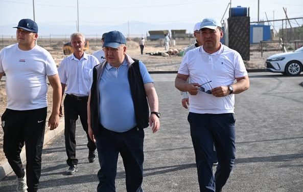 СОЗАҚ: АУДАН ОРТАЛЫҒЫНДА САЛЫНЫП ЖАТҚАН ТҰРҒЫН ҮЙЛЕРДЕГІ ПӘТЕР САНЫ  66-ҒА ЖЕТТІ