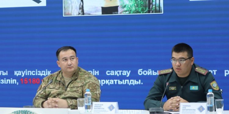​ШЫМКЕНТТЕ ШОМЫЛУ МАУСЫМЫНДАҒЫ ҚАУІПСІЗДІК БАСТЫ НАЗАРДА