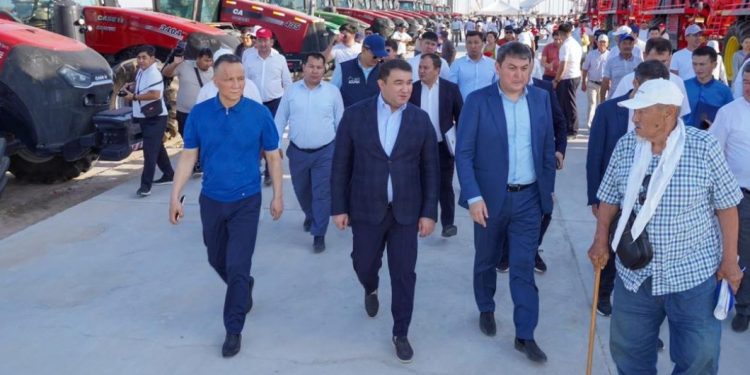 Түркістан облысында ел тарихында алғаш рет 32 мың гектар жерге тамшылатып суғару жүйесі енгізілді