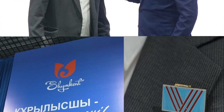 ШЫМКЕНТ: ҚҰРЫЛЫС, ЖОЛ САЛАЛАРЫНЫҢ ҚЫЗМЕТКЕРЛЕРІНЕ ҚҰРМЕТ КӨРСЕТІЛДІ
