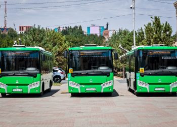 «В Шымкенте на маршруты вышли новые современные автобусы»