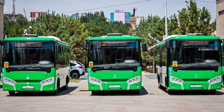 «В Шымкенте на маршруты вышли новые современные автобусы»