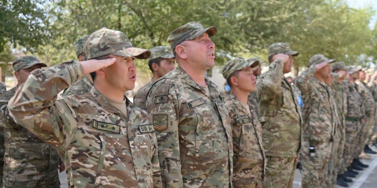 Шымкент қаласындағы №50120 әскери бөлімінде арнайы оқу-жаттығу жиыны сәтті аяқталды