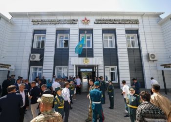 ШЫМКЕНТТЕ С.РАХЫМОВ АТЫНДАҒЫ ӘСКЕРИ КОЛЛЕДЖДІҢ ЖАҢА ОҚУ КОРПУСЫ АШЫЛДЫ