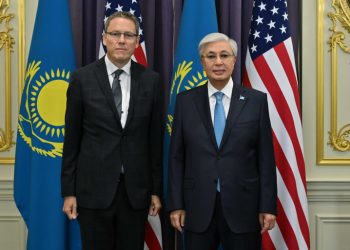 Мемлекет басшысы PepsiCo қоры директорлар кеңесінің төрағасы Стивен Кихоны қабылдады