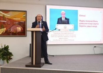 АБАЙ АУДАНЫНЫҢ АРДАГЕРЛЕРІ ПРЕЗИДЕНТ ЖОЛДАУЫН ҚОҒАММЕН БІРГЕ ТАЛҚЫЛАДЫ