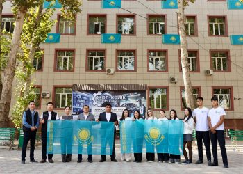 Шымкентте «Менің Елім – Менің Туым» акциясы өтті