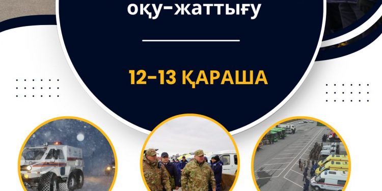 «Қыс-2025» қалалық командалық-штабтық оқу-жаттығуы