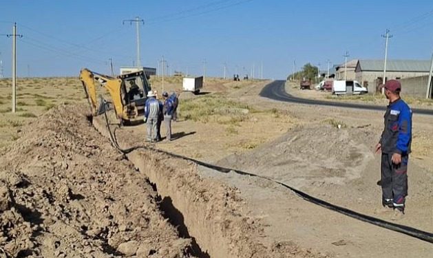 ҚҰРСАЙДА ИНЖЕНЕРЛІК ИНФРАҚҰРЫЛЫМ ОРНАТЫЛУДА