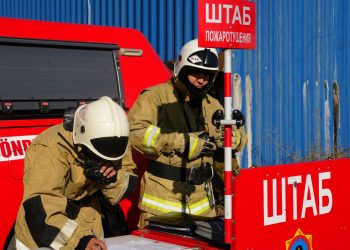 В Шымкенте прошли учения по гражданской защите «Қыс-2025»