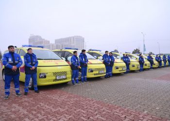 30 новых санитарных автомобилей переданы службе скорой помощи Шымкента