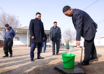 ШЫМКЕНТ ҚАЛАСЫНДА «АЙКӨЛ» ТҰРҒЫН АУДАНЫНДА СУ ЖҮЙЕСІ ІСКЕ ҚОСЫЛДЫ