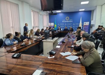 Шымкент: Құқық қорғау кеңесінде сыртқы жарнама төлемін есептеу мәселесі қаралды