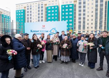 АСАР-2 ШАҒЫНАУДАНЫНДА ТАҒЫ 23 ОТБАСЫ ЖАҢА ПӘТЕРЛЕРГЕ ИЕ БОЛДЫ