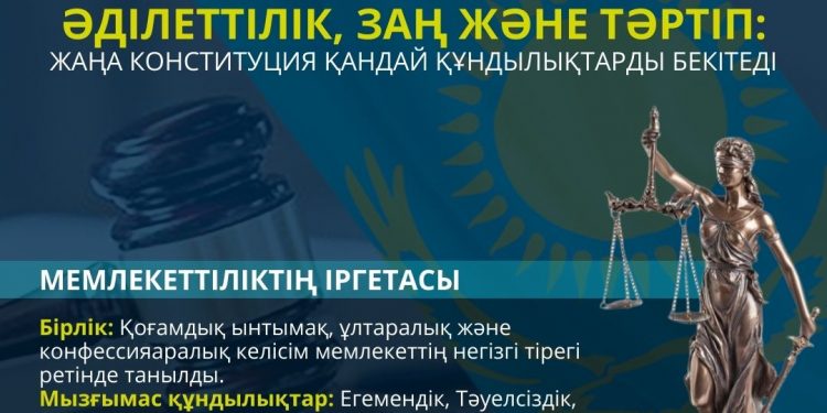 2026 жылғы Конституциялық реформа: Әділеттілік пен заң үстемдігіне негізделген жаңа құндылықтар