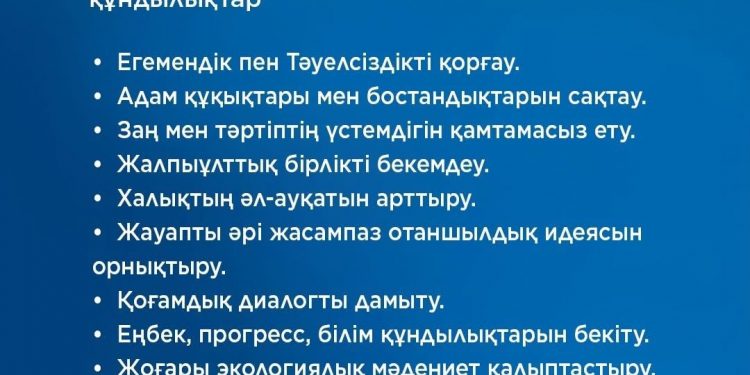 КОНСТИТУЦИЯНЫҢ ЖАҢА ПРЕАМБУЛАСЫ: ҚҰНДЫЛЫҚТАР МЕН БОЛАШАҚҚА БАҒДАР