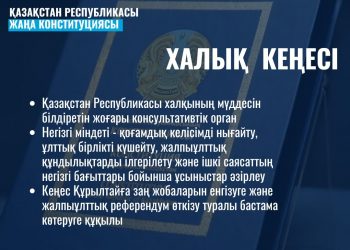 ХАЛЫҚ КЕҢЕСІ – ЖАЛПЫҰЛТТЫҚ КЕЛІСІМ ИНСТИТУТЫ