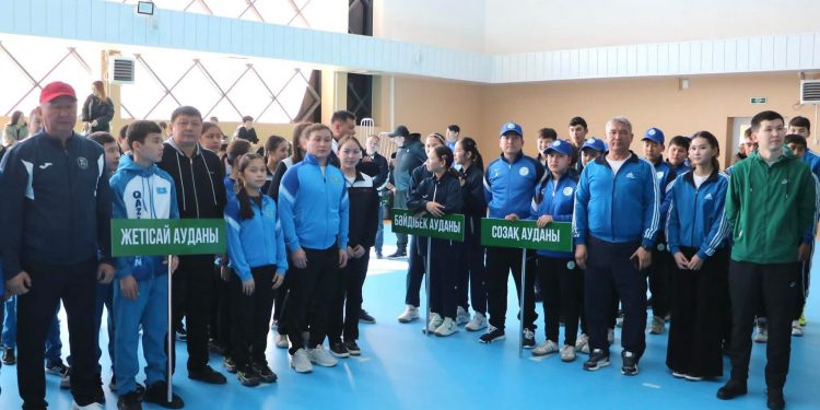ТҮРКІСТАНДА СПОРТТЫҢ 13 ТҮРІНЕН ОБЛЫСТЫҚ СПАРТАКИАДА  БАСТАЛДЫ