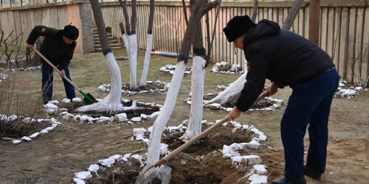 Тазару күні әскерилер гарнизондарда экологиялық бастамалар өткізді