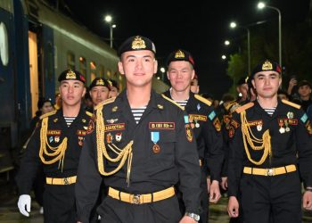 Түркістанға теңіз жаяу әскерлері келді