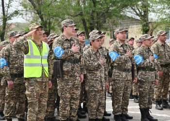 Шымкентте әскери міндеттілермен оқу жиыны өтуде
