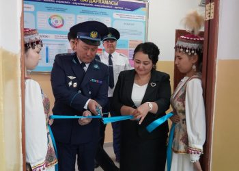 Шымкентте батыр полицейдің атына «Жас сақшы» сыныбы ашылды