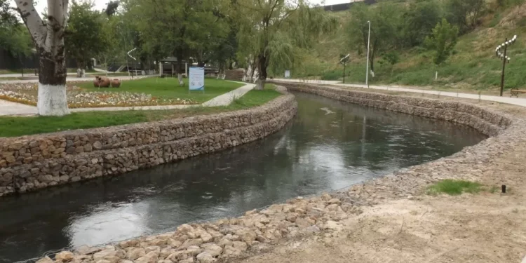Қошқар ата өзенінің жағалауы жаңарып, Шымкенттің жайлы қалалық ортасы қалыптасуда