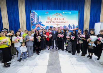 ШЫМКЕНТТЕ ТАҒЫ 30 ОТБАСЫҒА ЖАҢА ПӘТЕРЛЕРДІҢ КІЛТІ ТАБЫСТАЛДЫ