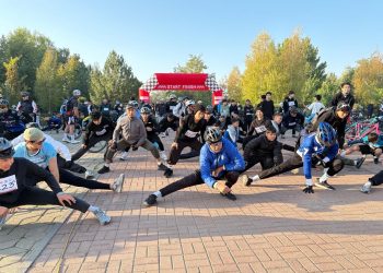 «ШЫМКЕНТ ВЕЛОМАРАФОНЫ» СПОРТТЫҚ ШАРАСЫНДА 350-ДЕН АСТАМ ВЕЛОШАБАНДОЗ БАҚ СЫНАДЫ